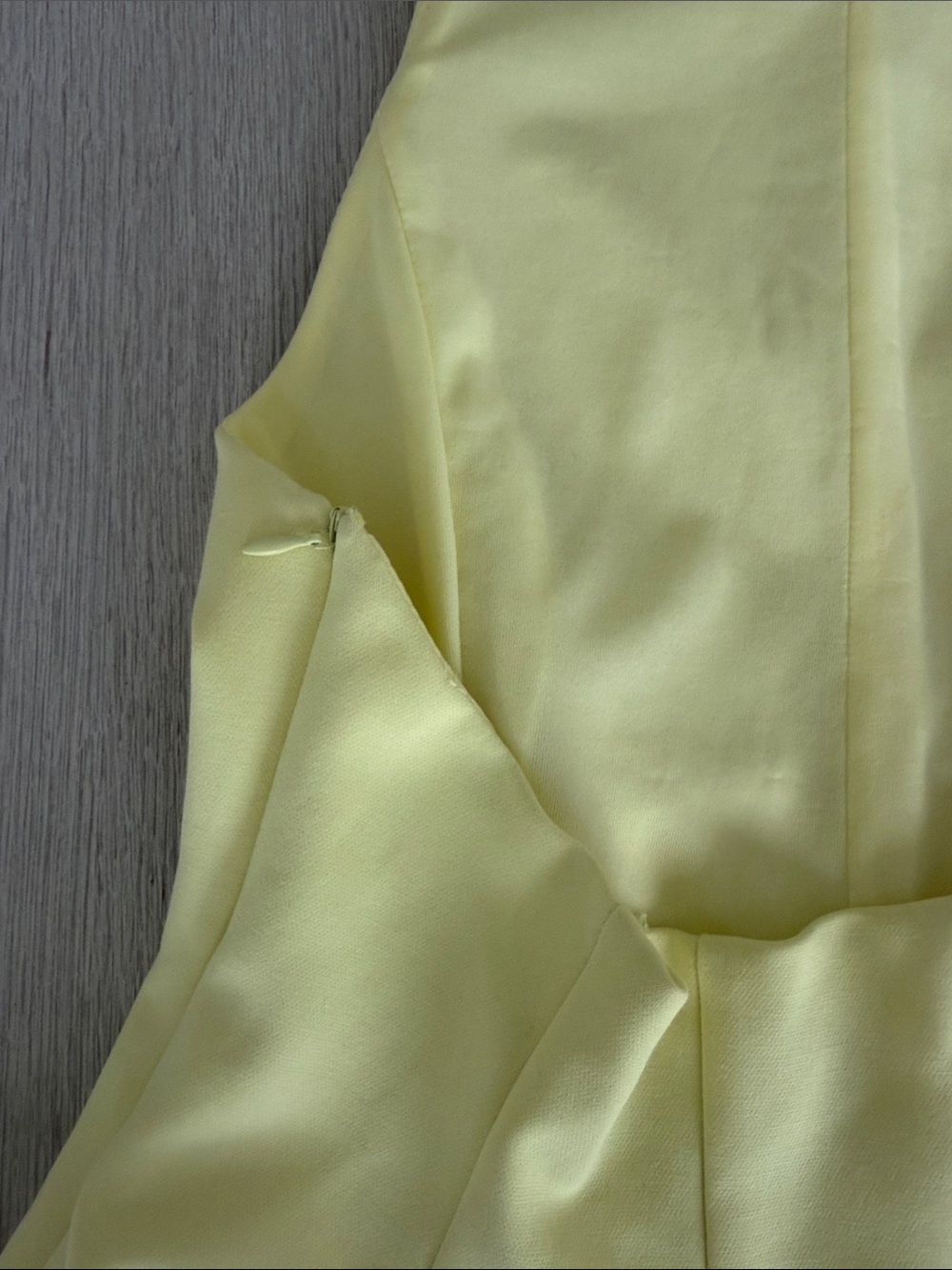 Zara Pale Yellow Halter Peplum Camisole - Picture 8 of 15